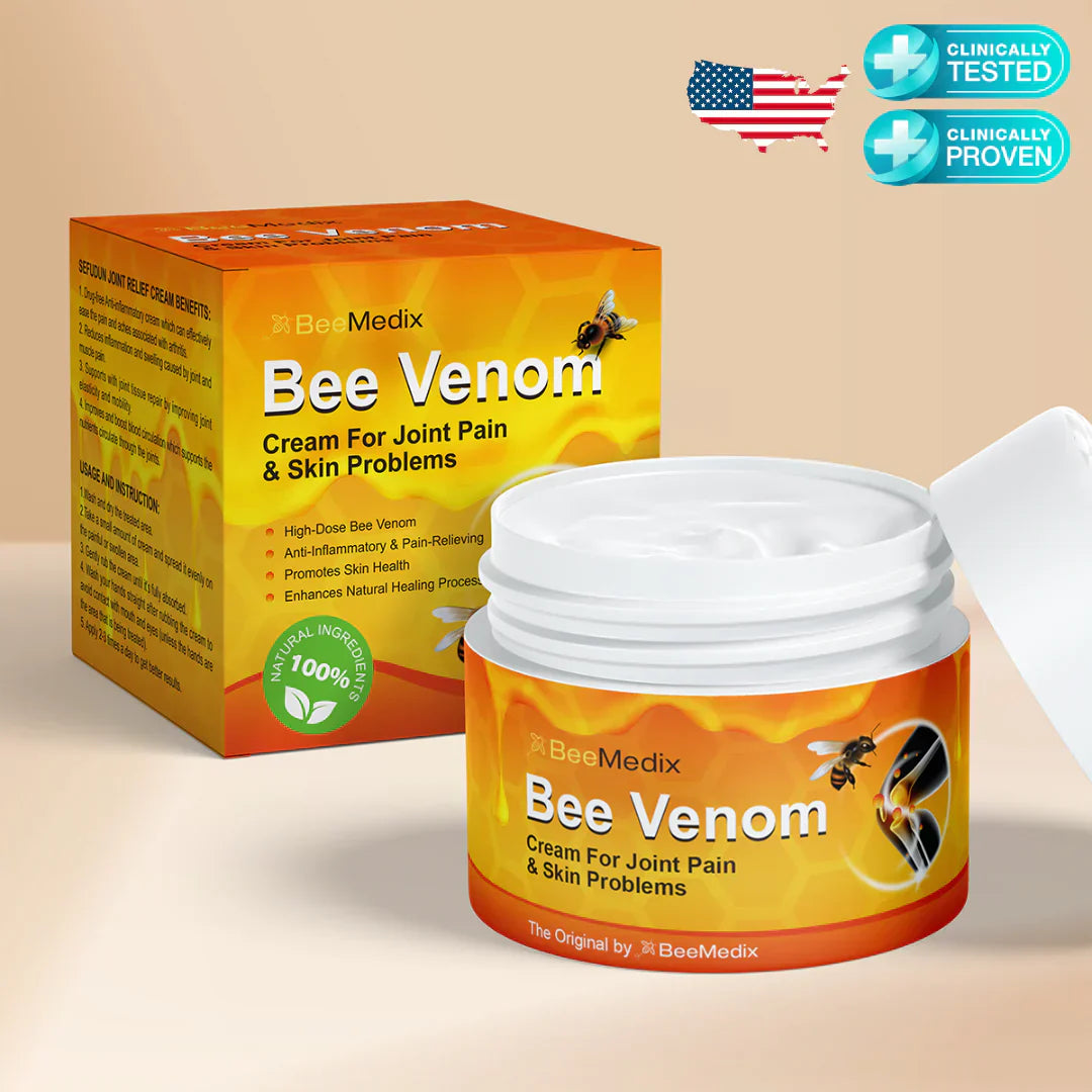 Bee Venom Pain Suppression Joint Healing Cream (Buy 1 Get 1 Free🔥🔥) (HM Official)