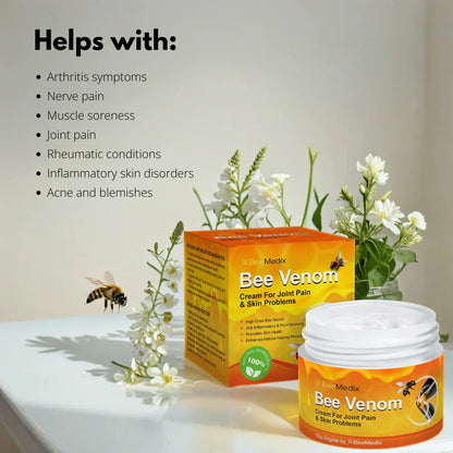 Bee Venom Pain Suppression Joint Healing Cream (Buy 1 Get 1 Free🔥🔥) (HM Official)