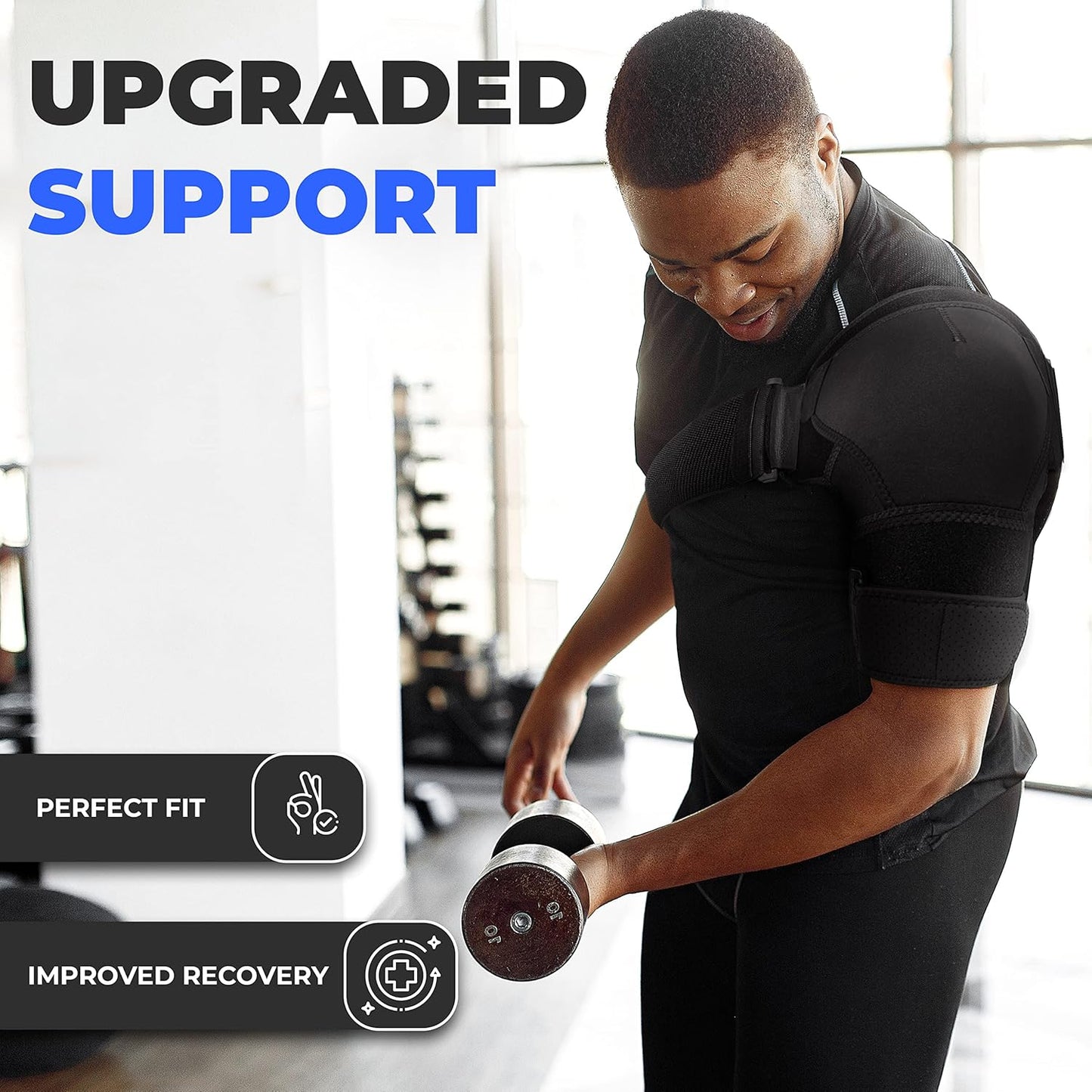 ShoulderShield™ - Shoulder Brace for Shoulder Pain Relief, Support and Compression