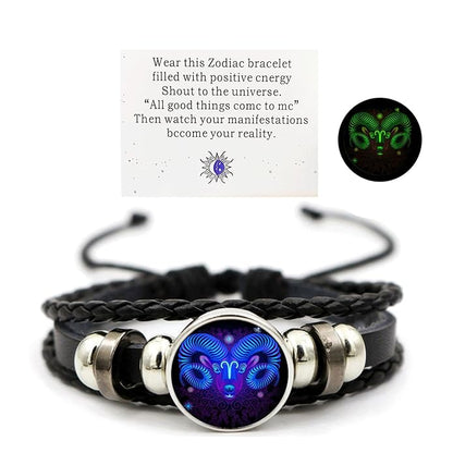 Adjustable Zodiac Sign Powerful Manifestation Bracelet (Energized)