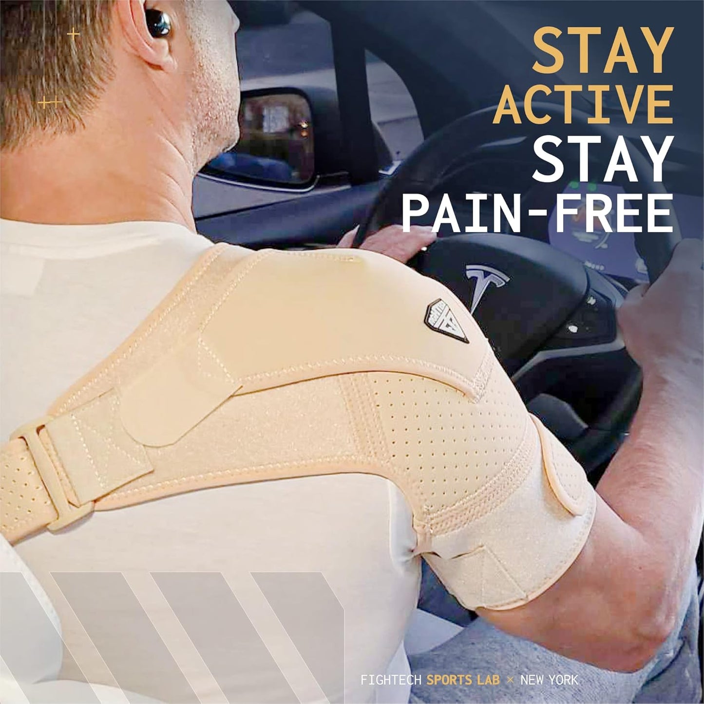 ShoulderShield™ - Shoulder Brace for Shoulder Pain Relief, Support and Compression